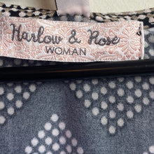 Load image into Gallery viewer, Harlow &amp; Rose Jumpsuit Womans 3XL Chevron Texture Stretchy Mature Sleeveless
