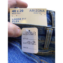 Load image into Gallery viewer, Arizona Jeans Men's 48x29 Loose Fit Flex Rugged Workwear Streetwear Blue NWT
