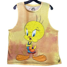 Load image into Gallery viewer, Space Jam Tank Top Womens Extra Large Tweetie Bird AOP Basketball Streetwear
