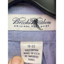 Load image into Gallery viewer, Brooks Brothers Shirt Mens Large Blue Button Down Preppy Academia Career Office
