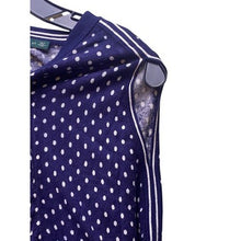 Load image into Gallery viewer, Ralph Lauren Sweater Womens 2XL Polka Dot V-Neck Pullover Cold Shoulder Mature
