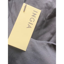 Load image into Gallery viewer, INGIA Crop Top Womens Large Black Padded Athletic Athleisure Workout Base Layer
