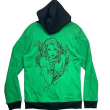 Load image into Gallery viewer, DC Comics Poison Ivy Harley Quinn Hoodie Womens Large Full Zip Reversible
