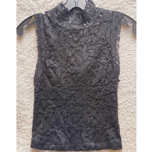 Load image into Gallery viewer, Urban Outfitters Shirt Womens Small Lace Mock Neck Sleeveless Top Black Tank Top
