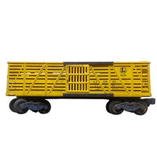 Load image into Gallery viewer, Four Vintage Lionel Train Cars Coal Tender Stock Car Caboose USA Collectible Toy
