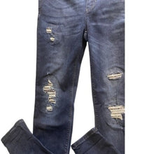 Load image into Gallery viewer, White House Black Market Jeans Womens 2 Distressed Glitter Dark Skinny Ladies
