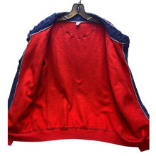 Load image into Gallery viewer, Vintage Sweatshirt Mens Extra Large Aztec Embroidered Converted to Cardigan
