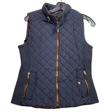 Load image into Gallery viewer, Zara Vest Womens Large Quilted Full Zip Hiking Outdoors Preppy Academia
