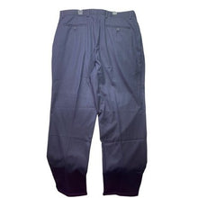 Load image into Gallery viewer, Alan Flusser Pants Mens 38x34 Navy Preppy Adacemia Career Office Cuffed
