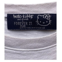 Load image into Gallery viewer, Hello Kitty Forever 21 Shirt Womens 2XL Cropped Collab Grunge Hip Hop

