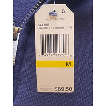 Load image into Gallery viewer, Nautica Sweater Mens Medium 1/2 Zip Pullover Color Block Logo Knit Spell Out NWT
