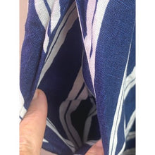 Load image into Gallery viewer, Lands End Dress Womens 1XL Linen Nautical Costal Beachy Sleeveless Stripes
