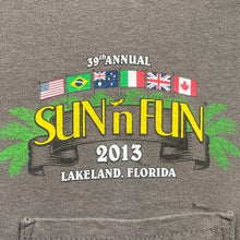 Load image into Gallery viewer, Aviation Shirt Mens Large Florida Fly-in Expo Airplane Flying Spell Out Everyday
