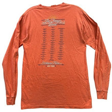 Load image into Gallery viewer, Zac Brown Band Shirt Mens Small Spell Out Country Western Orange Festival
