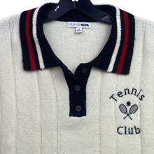 Load image into Gallery viewer, Fashion Nova Sweater Mens Small Polo Preppy Embroidered Academia Oversized
