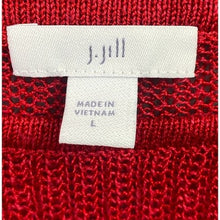 Load image into Gallery viewer, J Jill Sweater Womens Large Linen Blend Beachy Coastal Mature Career Office
