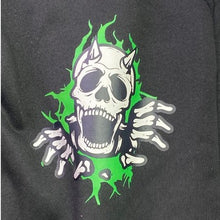 Load image into Gallery viewer, Reborn Sweatpants Mens Large Skull Flames Grunge Joggers Streetwear Joggers
