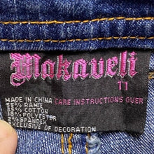 Load image into Gallery viewer, Makavelic Jeans Womens 11 Vintage Y2K Baggy Hip Hop Tupac Beaded Embellished
