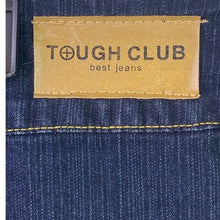 Load image into Gallery viewer, TOUGH CLUB Skirt Womens 13 Denim Maxi Teachercore Embroidered Y2K Distressed
