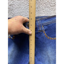 Load image into Gallery viewer, Makavelic Jeans Womens 11 Vintage Y2K Baggy Hip Hop Tupac Beaded Embellished
