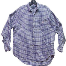 Load image into Gallery viewer, Ralph Lauren Shirt Mens Medium Gingham Preppy Academia Career Office Grunge
