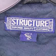 Load image into Gallery viewer, Structure Coat Mens Extra Large Wool Blend Pea Trench Quilted Lining Outdoors

