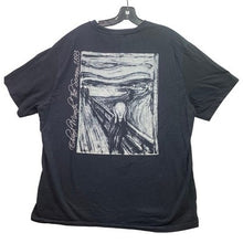 Load image into Gallery viewer, Edvard Munch The Scream Shirt Mens Extra Large Gothcore Embroidered Script Art
