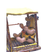 Load image into Gallery viewer, 1962 Marx Fred Flinstone Dino The Dinosaur Tin Litho Battery Operated Japan
