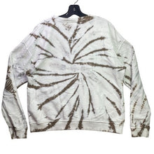 Load image into Gallery viewer, Mono B Sweatshirt Womens Small Tie Dye Textured Pullover Athleisure Streetwear

