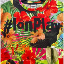 Load image into Gallery viewer, #ionplay Shirt Womens 2XL Toucan Floral Rainbow Festival Hip Hop Streetwear

