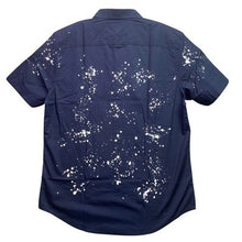 Load image into Gallery viewer, Sean John Shirt Mens Medium Preppy Academia Hip Hop Embroidered Splatter
