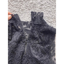 Load image into Gallery viewer, Urban Outfitters Shirt Womens Small Lace Mock Neck Sleeveless Top Black Tank Top
