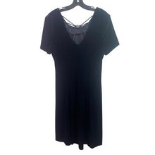 Load image into Gallery viewer, Another Thyme  Dress Womens 14 Black Velvet Party Cocktail Old Money Strappy
