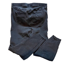 Load image into Gallery viewer, Torrid Jeans Womens 18T Black Sky High Skinny Ripped Distressed Grunge Gothcore
