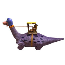 Load image into Gallery viewer, 1962 Marx Fred Flinstone Dino The Dinosaur Tin Litho Battery Operated Japan
