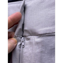 Load image into Gallery viewer, Lane Bryant Pants Womens 20 Light Gray Linen Cropped Career Office Stretchy NWOT
