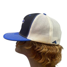 Load image into Gallery viewer, Canes Baseball Hat Adult Small - Medium Cap Trucker Mesh  Spell Out Script
