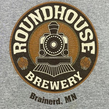Load image into Gallery viewer, Roundhouse Brewery Hoodie Mens Large Train Railroad Brainerd MN Pull Over Grunge
