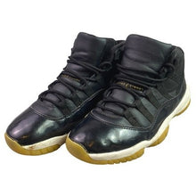 Load image into Gallery viewer, Nike Air Jordan 11 Shoes Mens 8.5 Retro Black Gold Jumpman Basketball 378037-007
