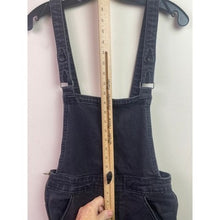 Load image into Gallery viewer, Levis Overalls Womens Medium Black Denim Denizen Gorpcore Frayed Grunge
