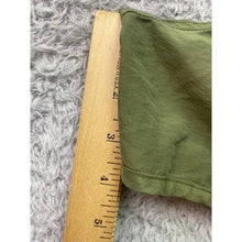 Load image into Gallery viewer, SQZ Shorts Womens 13/14 Olive Green Red Nylon Embroidered Dragon Athleisure
