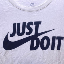 Load image into Gallery viewer, Nike Shirt Mens Large Just Do It Spell Out Large Center Swoosh Athleisure
