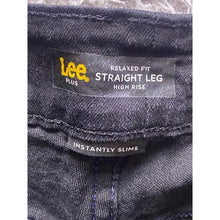 Load image into Gallery viewer, Lee Jeans Womens 20W Black Stretchy Momcore Normalcore Academia NWT
