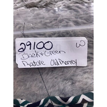 Load image into Gallery viewer, White House Black Market Blouse Extra Large Geometric Black &amp; Green Old Money
