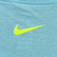 Load image into Gallery viewer, Nike Shirt Womens Large AOP Spell Out Athleisure Preppy Academia Streetwear

