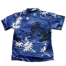 Load image into Gallery viewer, Hawaiian Shirt Boys 6 Hawaii Islands Palm Trees Beachy Coastal Button Down
