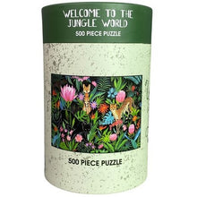 Load image into Gallery viewer, Welcome to the Jungle World Puzzle 500 Piece w/ Poster Ages 10+ NEW
