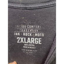 Load image into Gallery viewer, Motorcycle Shirt Mens 2XL Panther Helmet Spell Out Grunge Tattoo Streetwear
