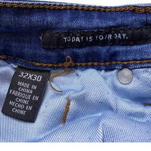 Load image into Gallery viewer, Kenneth Cole Jeans Mens Size 32x30 New York Slim Straight Fit Blue Academia
