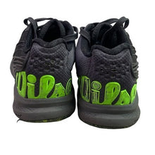 Load image into Gallery viewer, Wilson Tennis Shoes Boys 4 Black Neon Green Athletic Court Sneakers

